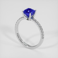 1.69 Ct. Blue Sapphire Ring, Platinum 950 2