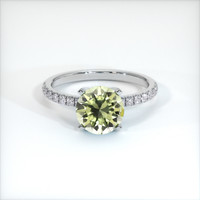1.74 Ct. Sapphire Ring, Platinum 950 1