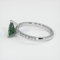 0.93 Ct. Sapphire Ring, Platinum 950 4