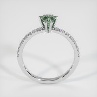 0.77 Ct. Green Sapphire Ring, Platinum 950 3