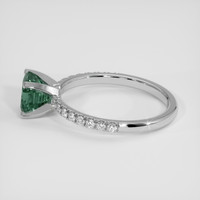 1.75 Ct. Bluish Green Sapphire Ring, Platinum 950 4