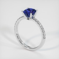 1.56 Ct. Sapphire Ring, Platinum 950 2