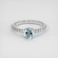 0.72 Ct. Sapphire Ring, Platinum 950 1