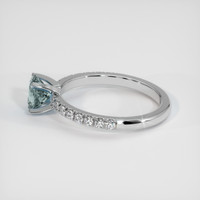 0.72 Ct. Sapphire Ring, Platinum 950 4