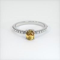 0.68 Ct. Sapphire Ring, Platinum 950 1