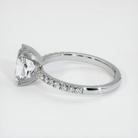 3.16 Ct. White Sapphire Ring, Platinum 950 4