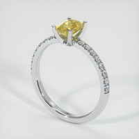 1.22 Ct. Yellow Sapphire Ring, Platinum 950 2