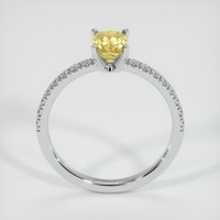 1.22 Ct. Yellow Sapphire Ring, Platinum 950 3