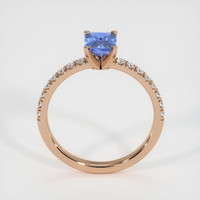 0.95 Ct. Sapphire Ring, 14K Rose Gold 3