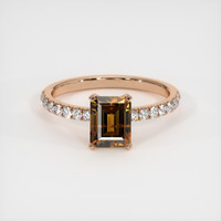 1.57 Ct. Gemstone Ring, 14K Rose Gold 1