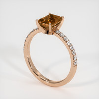 1.57 Ct. Gemstone Ring, 14K Rose Gold 2