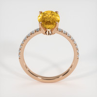 3.00 Ct. Gemstone Ring, 14K Rose Gold 3