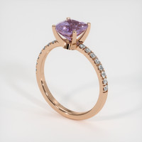 1.52 Ct. Gemstone Ring, 14K Rose Gold 2