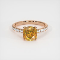 2.13 Ct. Gemstone Ring, 14K Rose Gold 1