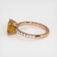 2.13 Ct. Gemstone Ring, 14K Rose Gold 4