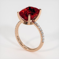 8.03 Ct. Gemstone Ring, 14K Rose Gold 2