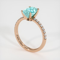 1.82 Ct. Gemstone Ring, 14K Rose Gold 2