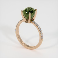 4.03 Ct. Gemstone Ring, 14K Rose Gold 2