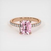 1.79 Ct. Gemstone Ring, 14K Rose Gold 1