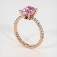 1.79 Ct. Gemstone Ring, 14K Rose Gold 2