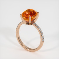 6.15 Ct. Gemstone Ring, 14K Rose Gold 2