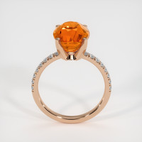 6.15 Ct. Gemstone Ring, 14K Rose Gold 3