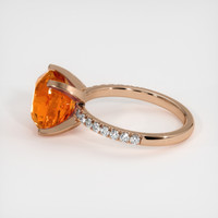 6.15 Ct. Gemstone Ring, 14K Rose Gold 4