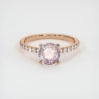 2.21 Ct. Sapphire Ring, 14K Rose Gold 1