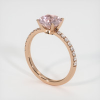 2.21 Ct. Sapphire Ring, 14K Rose Gold 2