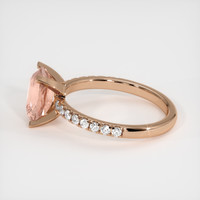 2.17 Ct. Sapphire Ring, 14K Rose Gold 4