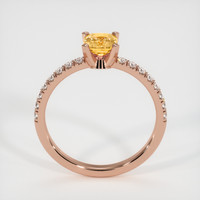 0.57 Ct. Sapphire Ring, 14K Rose Gold 3