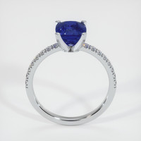 1.93 Ct. Blue Sapphire Ring, 10K White Gold 3