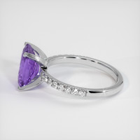 2.67 Ct. Purple Spinel Ring, 10K White Gold 4