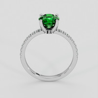 1.30 Ct. Green Chrome Tourmaline Ring, 10K White Gold 3