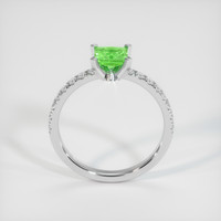 0.70 Ct. Tsavorite Garnet Ring, 10K White Gold 3