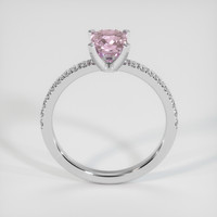 1.13 Ct. Pink Sapphire Ring, 10K White Gold 3