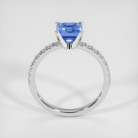 1.34 Ct. Blue Sapphire Ring, 10K White Gold 3