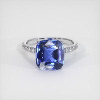 5.04 Ct. Sapphire Ring, 14K White Gold 1