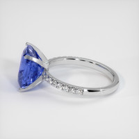 5.04 Ct. Sapphire Ring, 14K White Gold 4