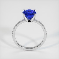 3.09 Ct. Sapphire Ring, 14K White Gold 3