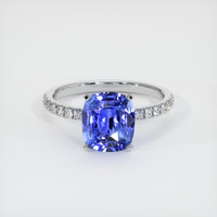 2.24 Ct. Sapphire Ring, 14K White Gold 1