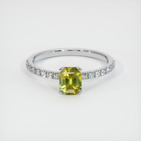 1.56 Ct. Sapphire Ring, 14K White Gold 1