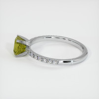 1.56 Ct. Sapphire Ring, 14K White Gold 4
