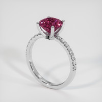 2.43 Ct. Gemstone Ring, 14K White Gold 2