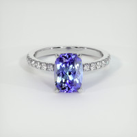2.06 Ct. Gemstone Ring, 14K White Gold 1