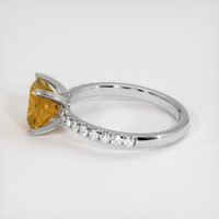 2.13 Ct. Gemstone Ring, 14K White Gold 4