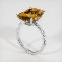 8.55 Ct. Gemstone Ring, 14K White Gold 2