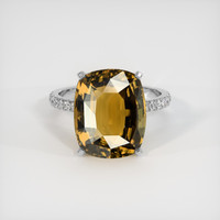8.54 Ct. Gemstone Ring, 14K White Gold 1