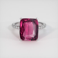 6.33 Ct. Gemstone Ring, 14K White Gold 1