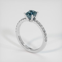 1.13 Ct. Gemstone Ring, 14K White Gold 2
